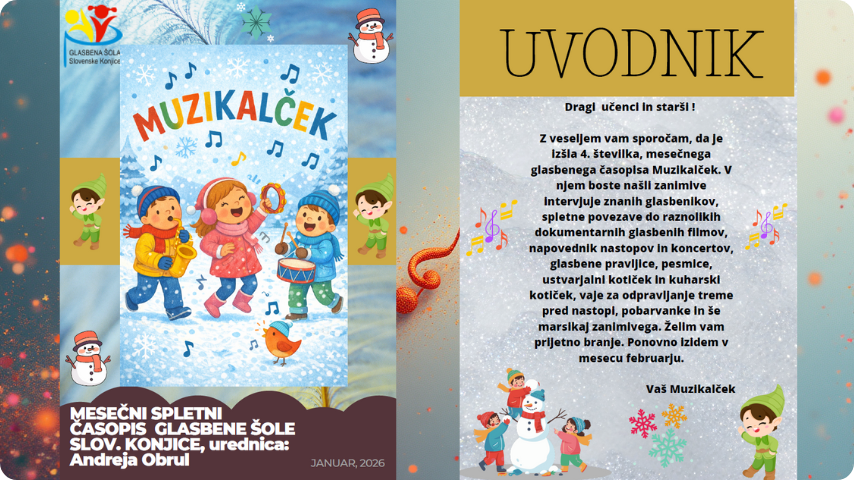 Muzikalček januar 2026
